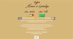 Desktop Screenshot of lozere-histoire-genealogie.com